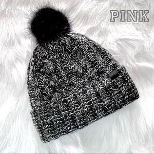 VS PINK Pom Pom Beanie